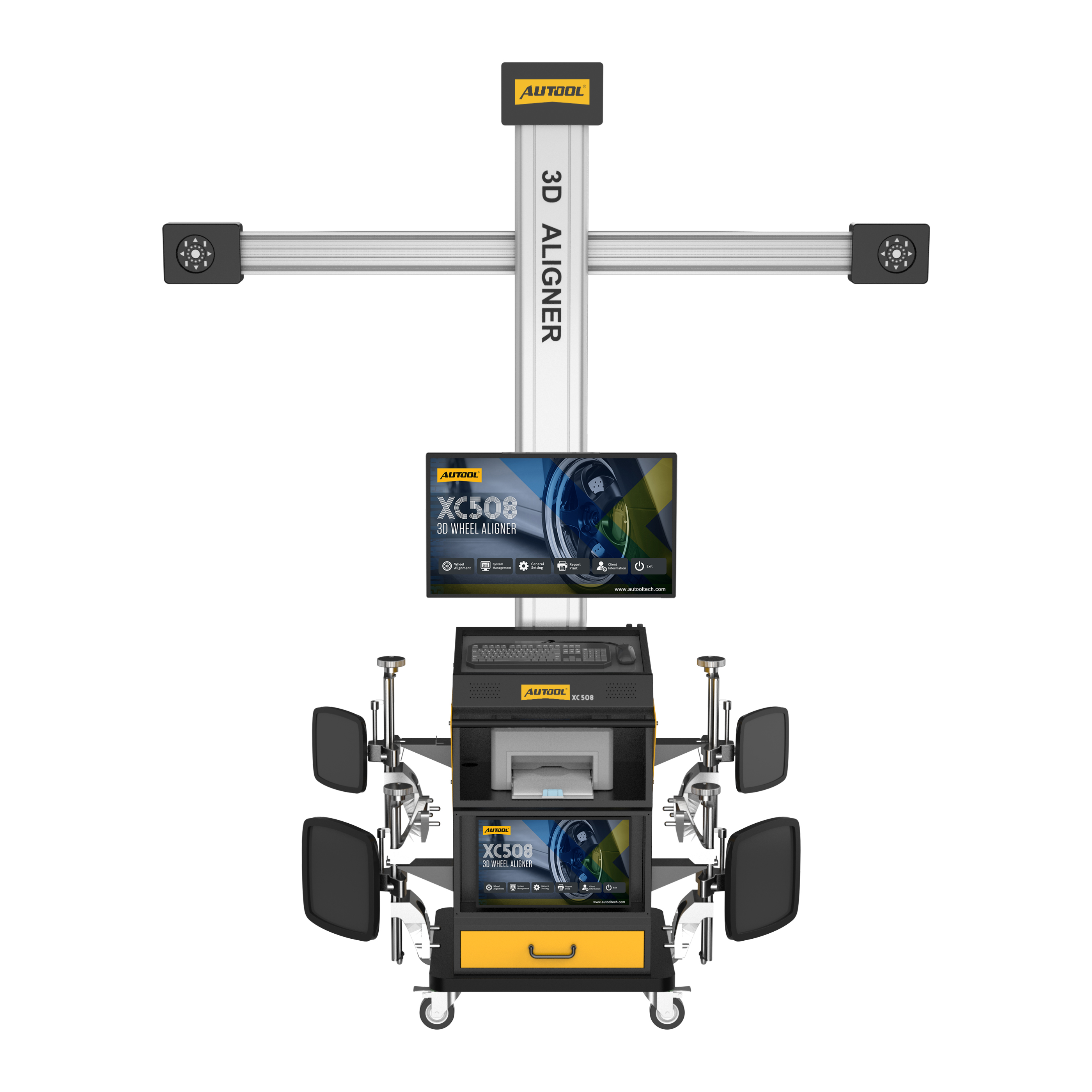 3D wheel aligner